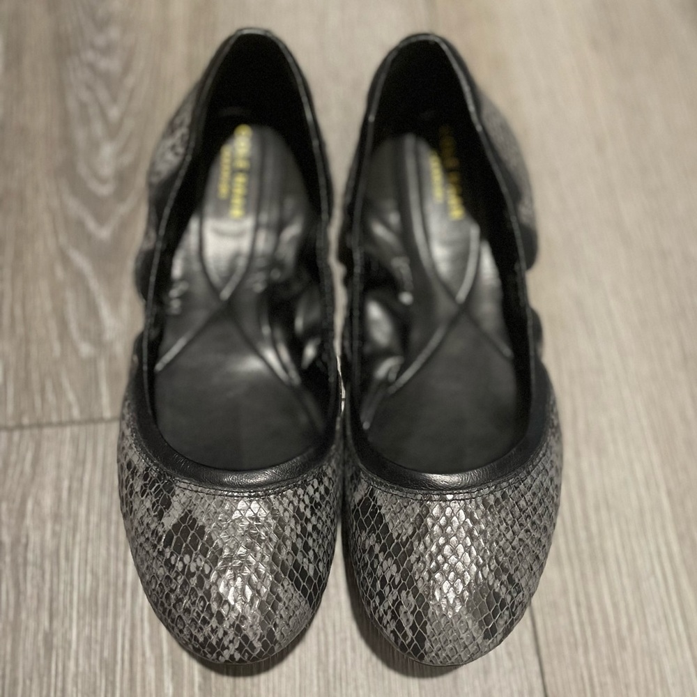 Cole Haan Snake Print Flats